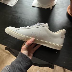 Never worn Veja white shoes
